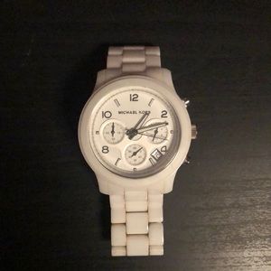 White Michael Kors watch